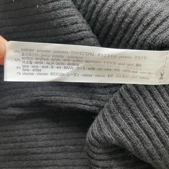 ZARA WOMEN’S SWEATER BOW MINI DRESS SIZE L - Picture 7 of 8